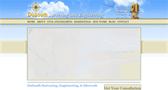 Desktop Screenshot of dusouthsurveying.com